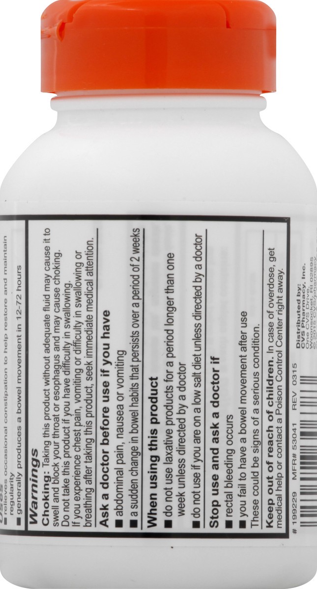slide 5 of 8, CVS Health Soluble Fiber Therapy Caplets, 100 Ct, 100 ct