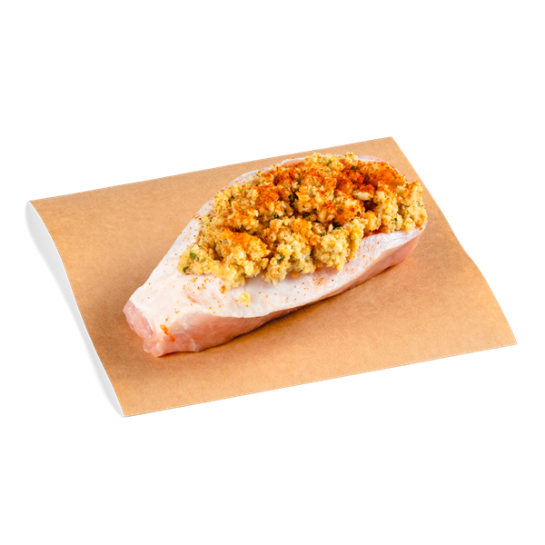slide 1 of 1, Hy-Vee Traditional Stuffed Boneless Pork Chop, 8 oz
