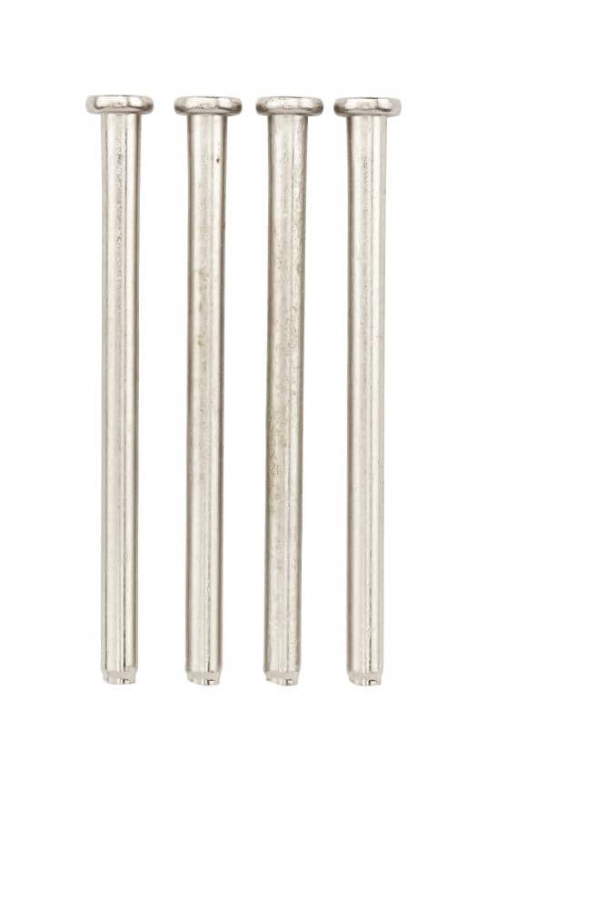 slide 1 of 3, RELIABILT 4 -Piece Nickel Steel Door Hinge pin, 1 ct
