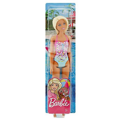 slide 1 of 1, Swim Barbie-Pink/orng, 1 ct