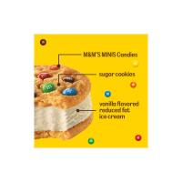 slide 19 of 29, M&M's Vanilla Ice Cream Cookie Sandwiches, Reduced Fat Vanilla Ice Cream Dessert Cookie Sandwich, 8 Pack, 4 Oz, 32 fl oz