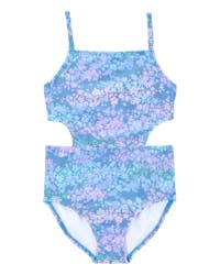 Oshkosh Kid 1-Piece Floral Cut-Out Swimsuit Multi 5