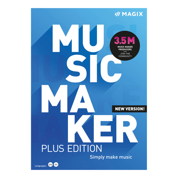slide 1 of 3, MAGIX Music Maker Plus 2021, For Windows, Cd/Product Key, 1 ct