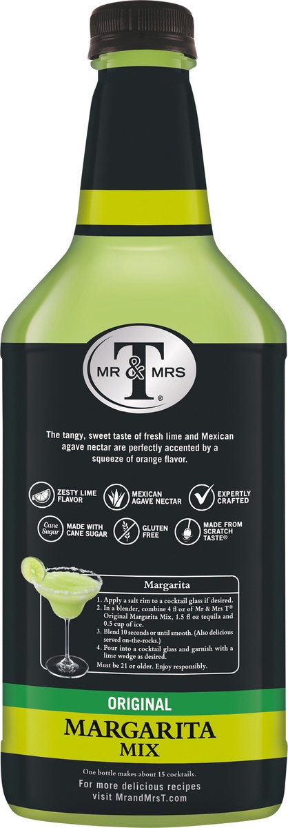 slide 5 of 9, Mr & Mrs T Margarita Mix, 1.75 liter