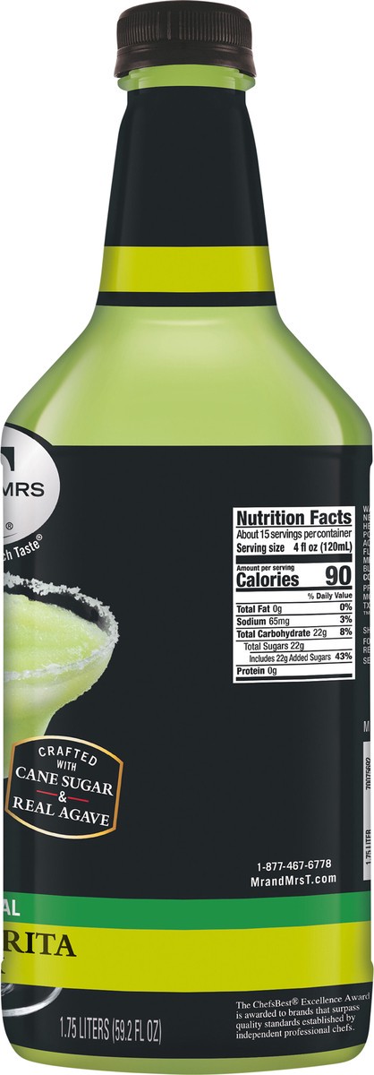 slide 6 of 7, Mr & Mrs T Margarita Mix, 1.75 L bottle, 1 ct