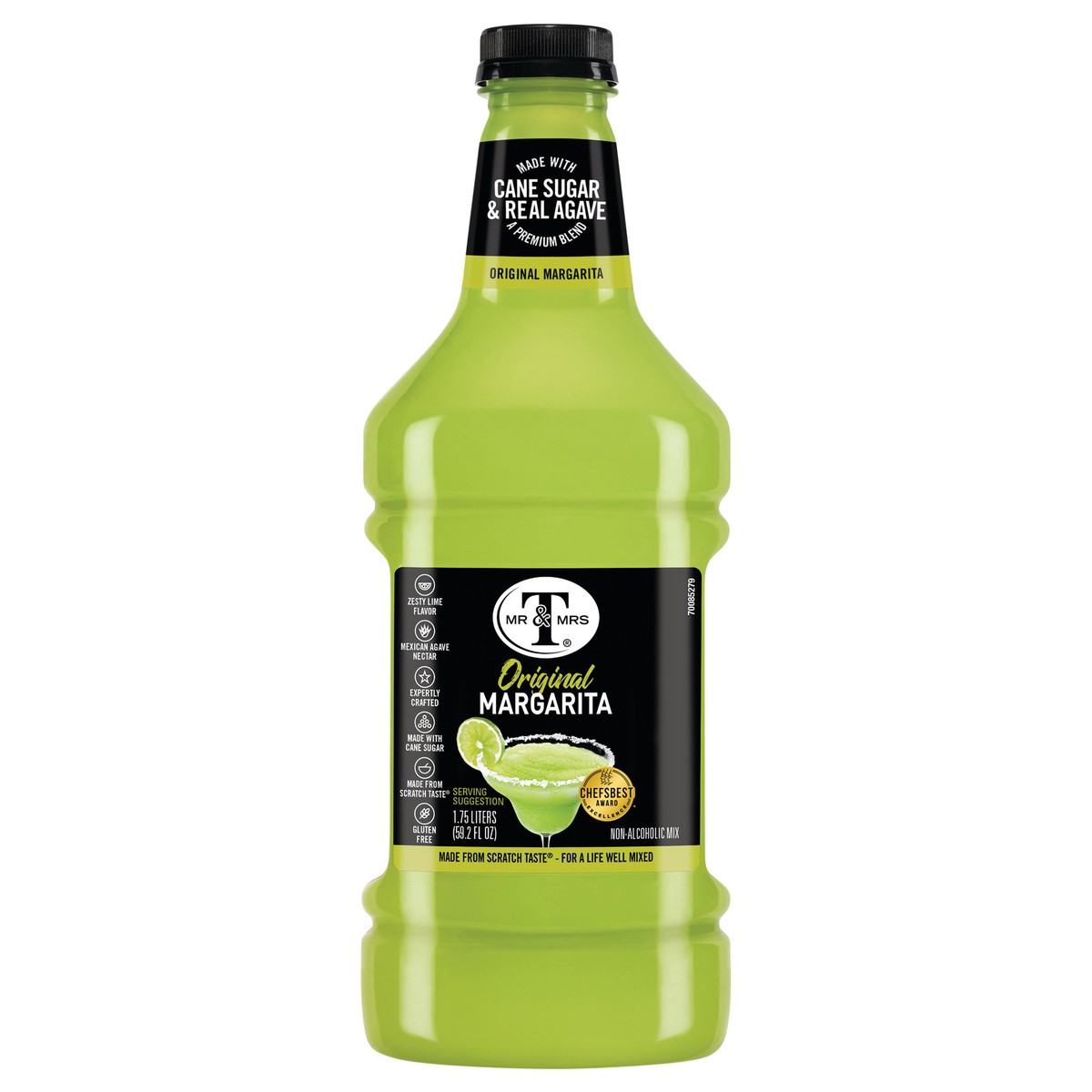 slide 1 of 7, Mr & Mrs T Margarita Mix, 1.75 L bottle, 1 ct