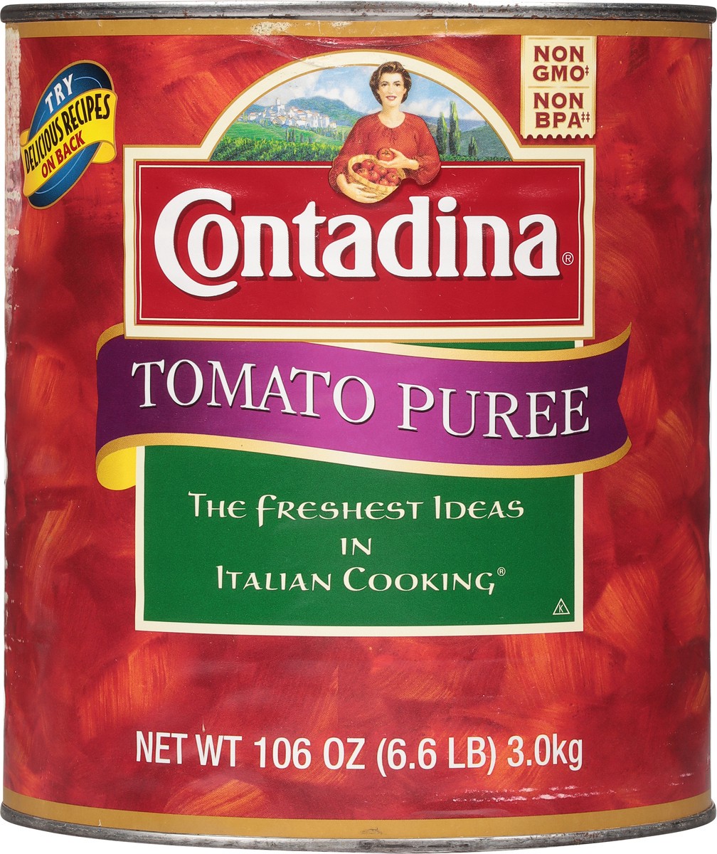 slide 3 of 13, Contadina Tomato Puree 106 oz, 