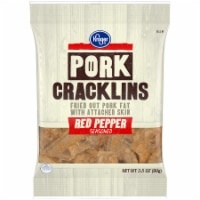 slide 1 of 1, Kroger Red Pepper Seasoned Pork Cracklins, 3.5 oz