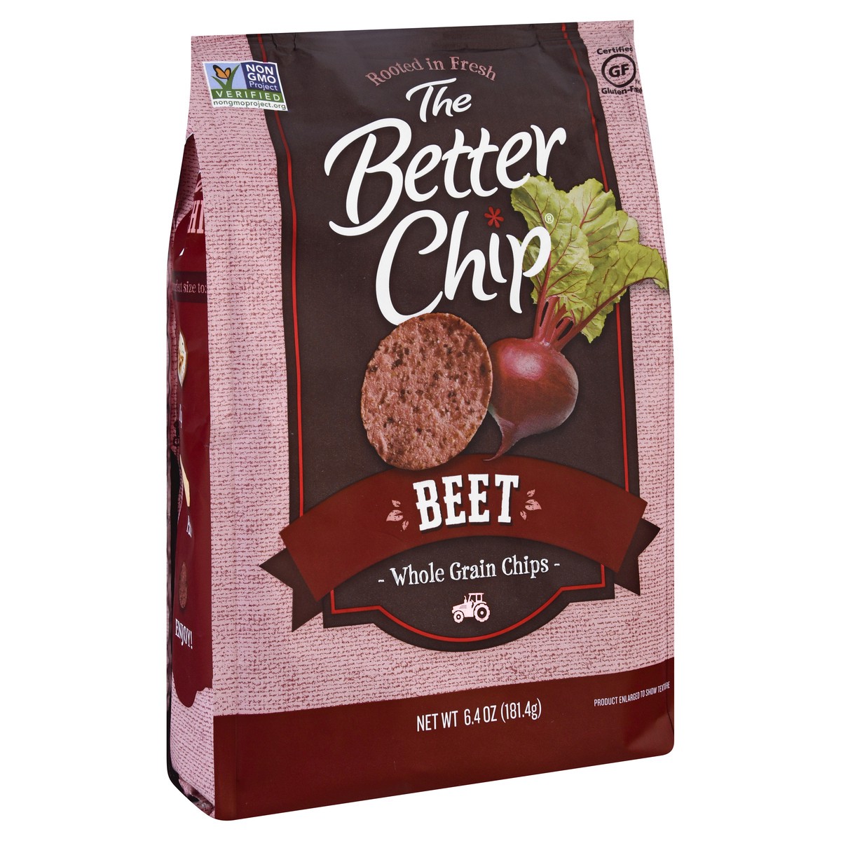 slide 6 of 11, The Better Chip Beet Whole Grain Chips 6.4 oz, 6.4 oz