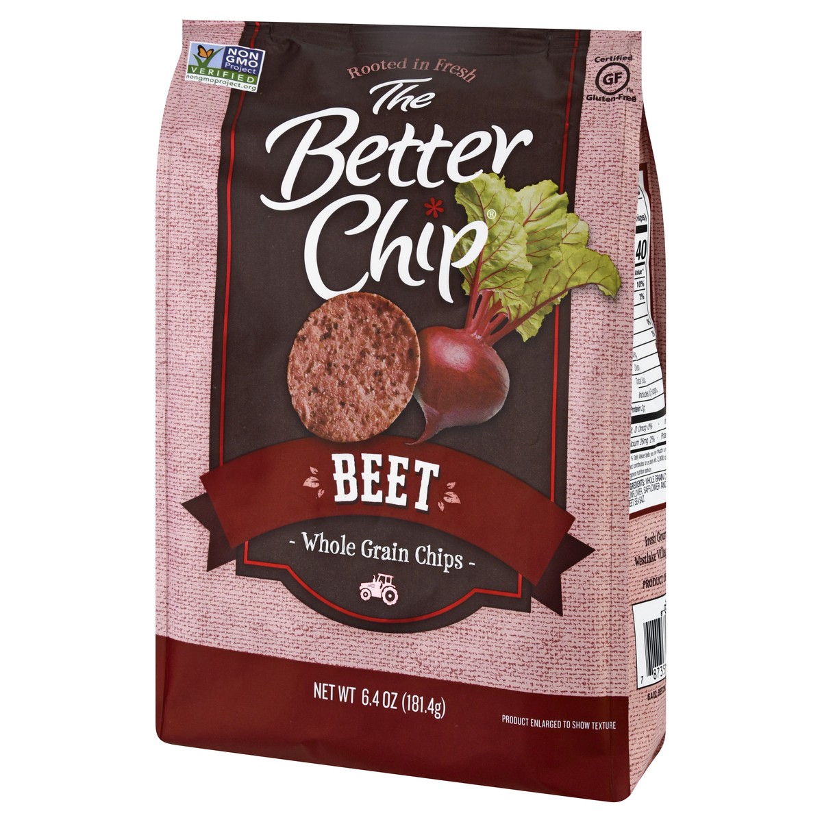 slide 4 of 11, The Better Chip Beet Whole Grain Chips 6.4 oz, 6.4 oz