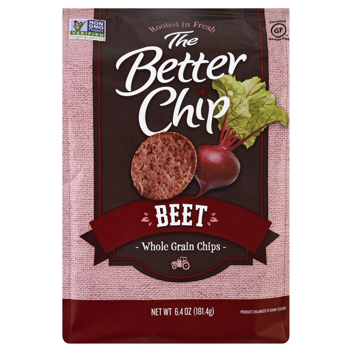 slide 3 of 11, The Better Chip Beet Whole Grain Chips 6.4 oz, 6.4 oz