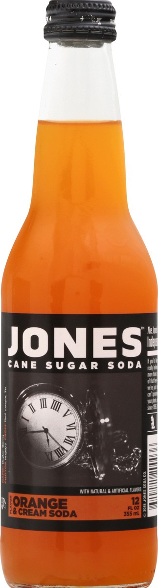 slide 5 of 9, Jones Orange & Cream Soda - 12 fl oz, 12 fl oz