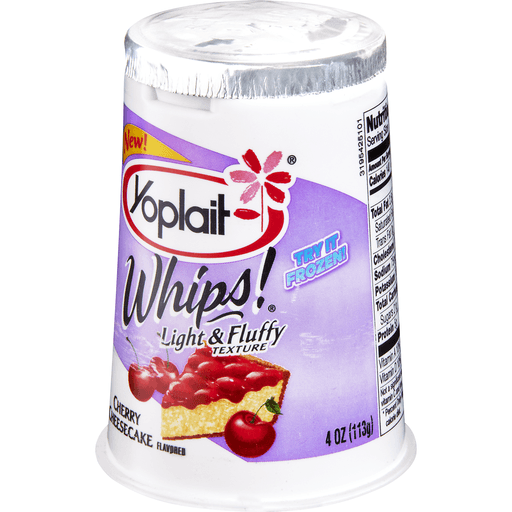 slide 3 of 9, Yoplait Whips! Yogurt Cherry Cheesecake, 4 oz