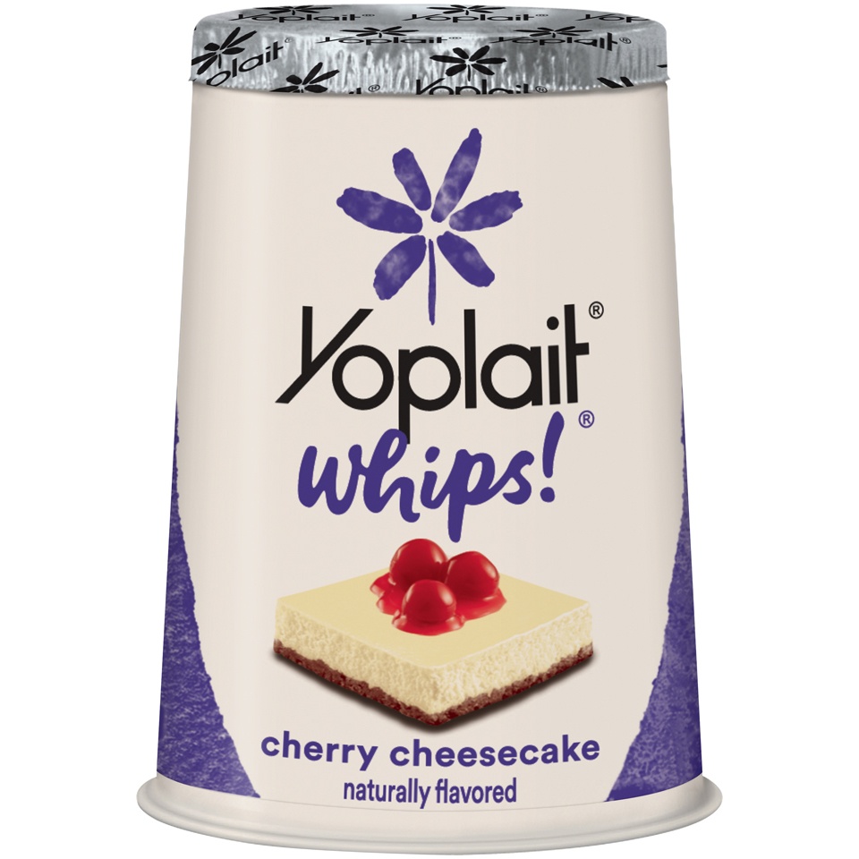 slide 1 of 9, Yoplait Whips! Yogurt Cherry Cheesecake, 4 oz