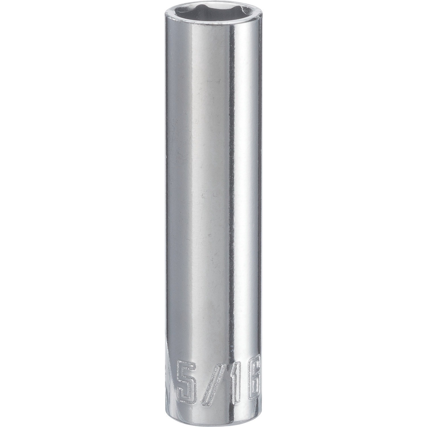 slide 1 of 6, CRAFTSMAN Standard (SAE) 1/4-in Drive 6-point 5/16-in Deep Socket, 1 ct