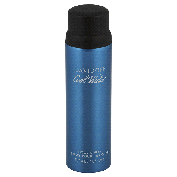 slide 1 of 1, Davidoff Cool Water Body Spray for Men, 5.4 oz