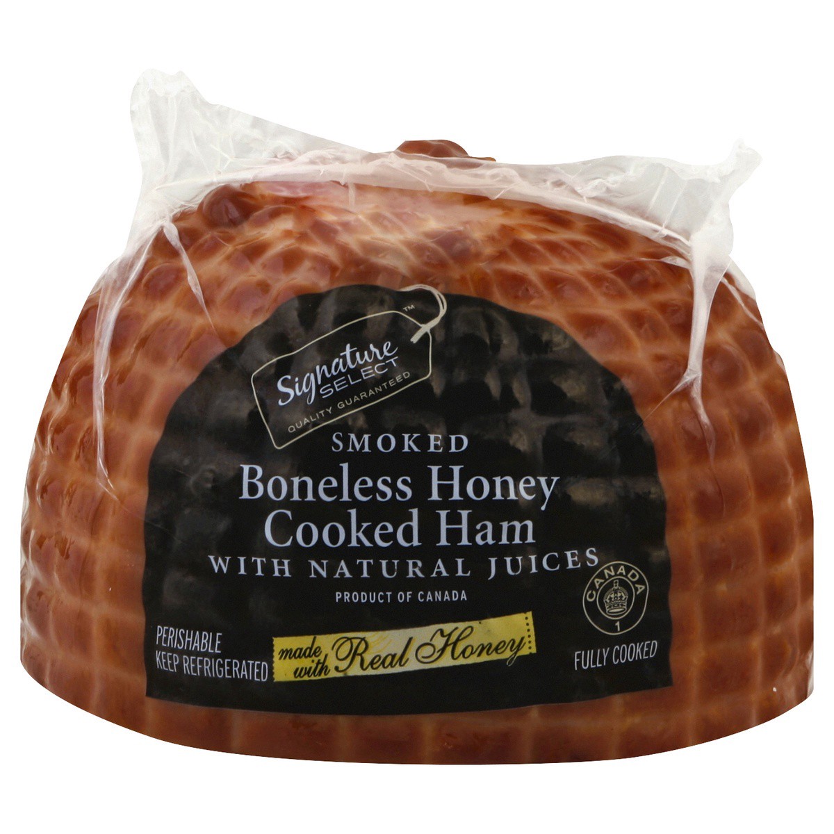 slide 1 of 5, Signature Select Honey Ham Half Boneless, per lb