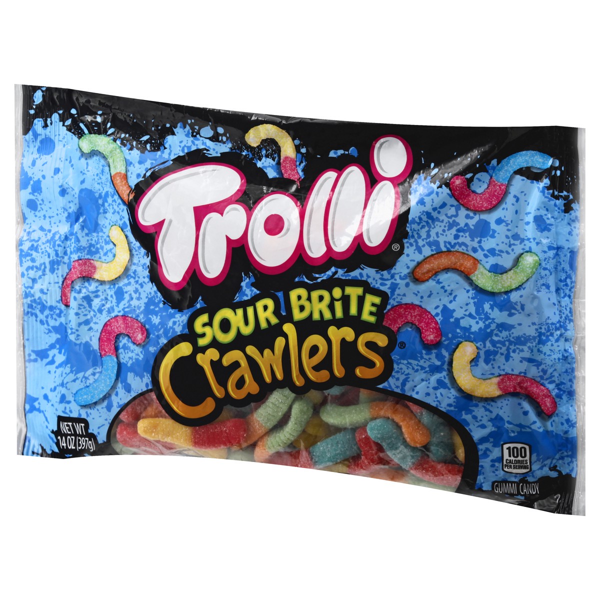 slide 7 of 9, Trolli Sour Brite Crawlers 14 oz, 14 oz