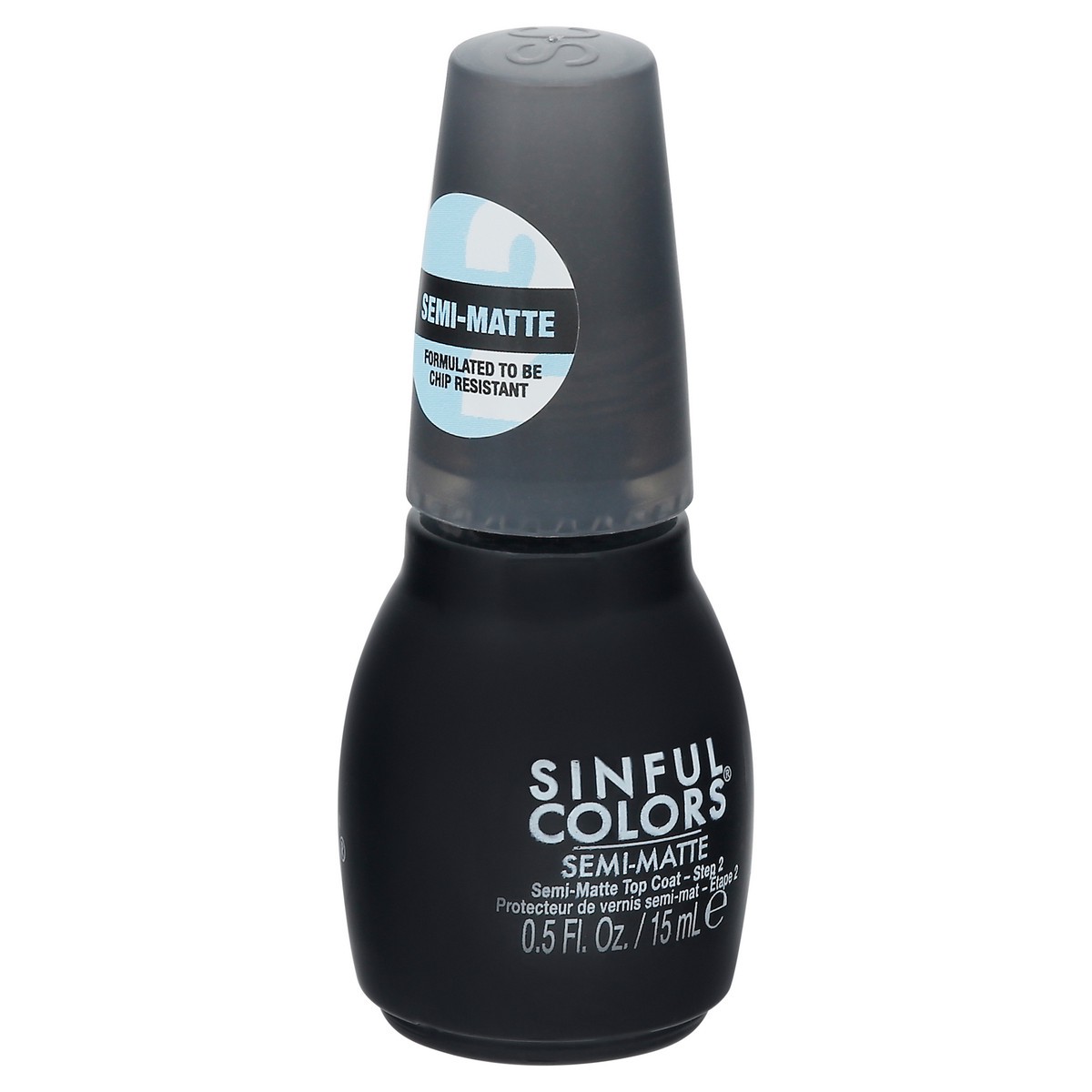 slide 2 of 11, Sinful Colors Semi-Matte 2759 Top Coat 0.5 fl oz, 0.5 fl oz