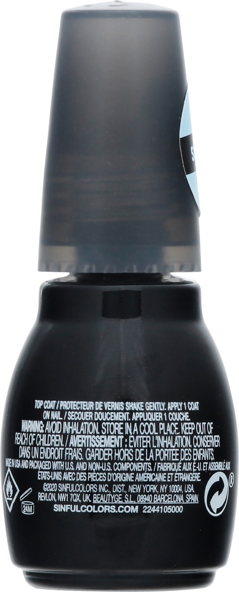 slide 5 of 11, Sinful Colors Semi-Matte 2759 Top Coat 0.5 fl oz, 0.5 fl oz