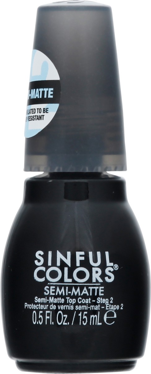 slide 4 of 11, Sinful Colors Semi-Matte 2759 Top Coat 0.5 fl oz, 0.5 fl oz