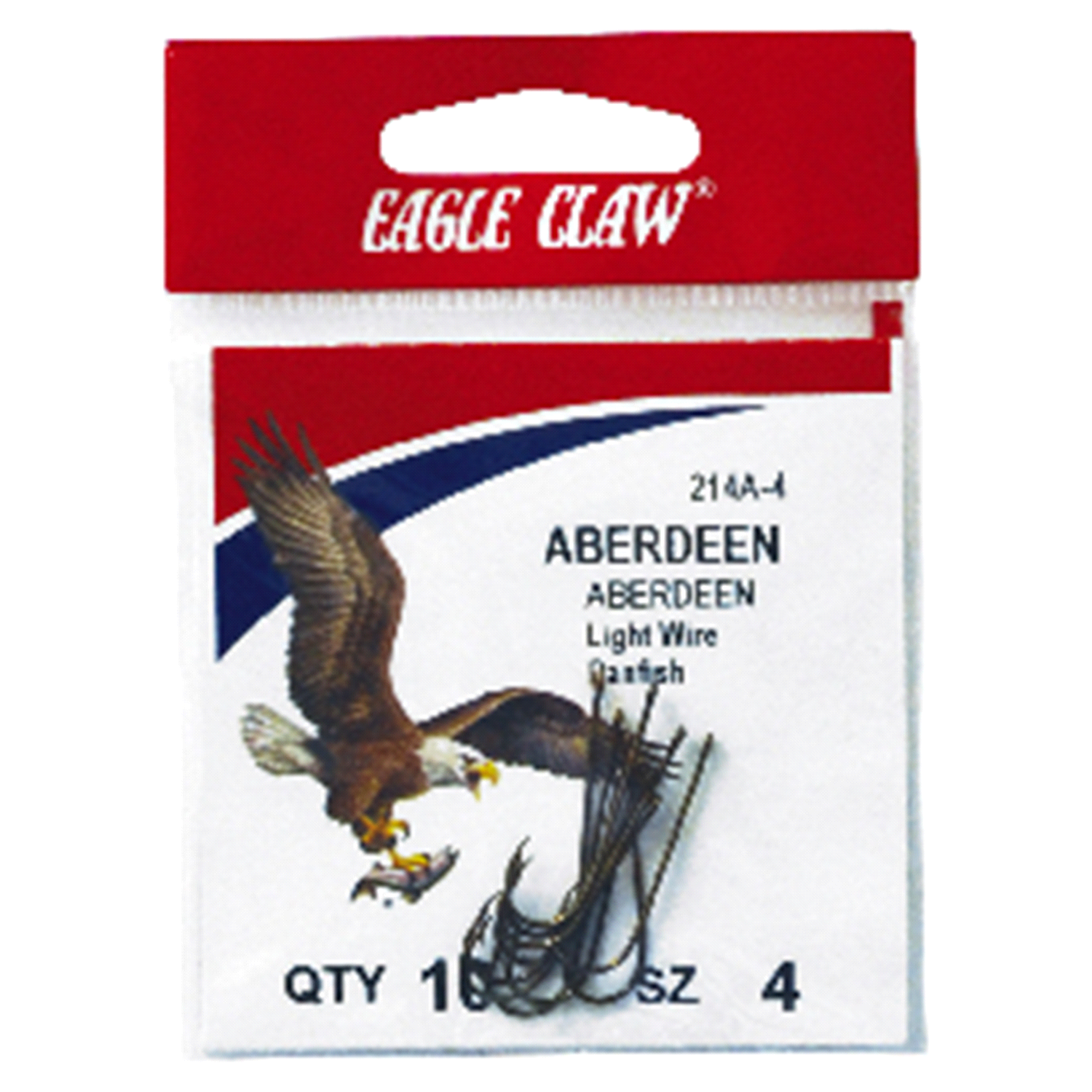 slide 1 of 1, Eagle Claw Bronze Aberdeen Hook 214, 1 ct