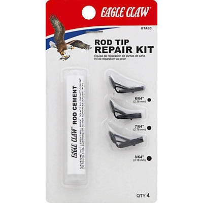 slide 1 of 1, Eagle Claw Rod Tip Repair Kit, 1 ct