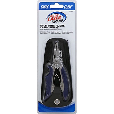slide 1 of 1, Eagle Claw Split Ring Pliers and Braid Cutters, 1 ct