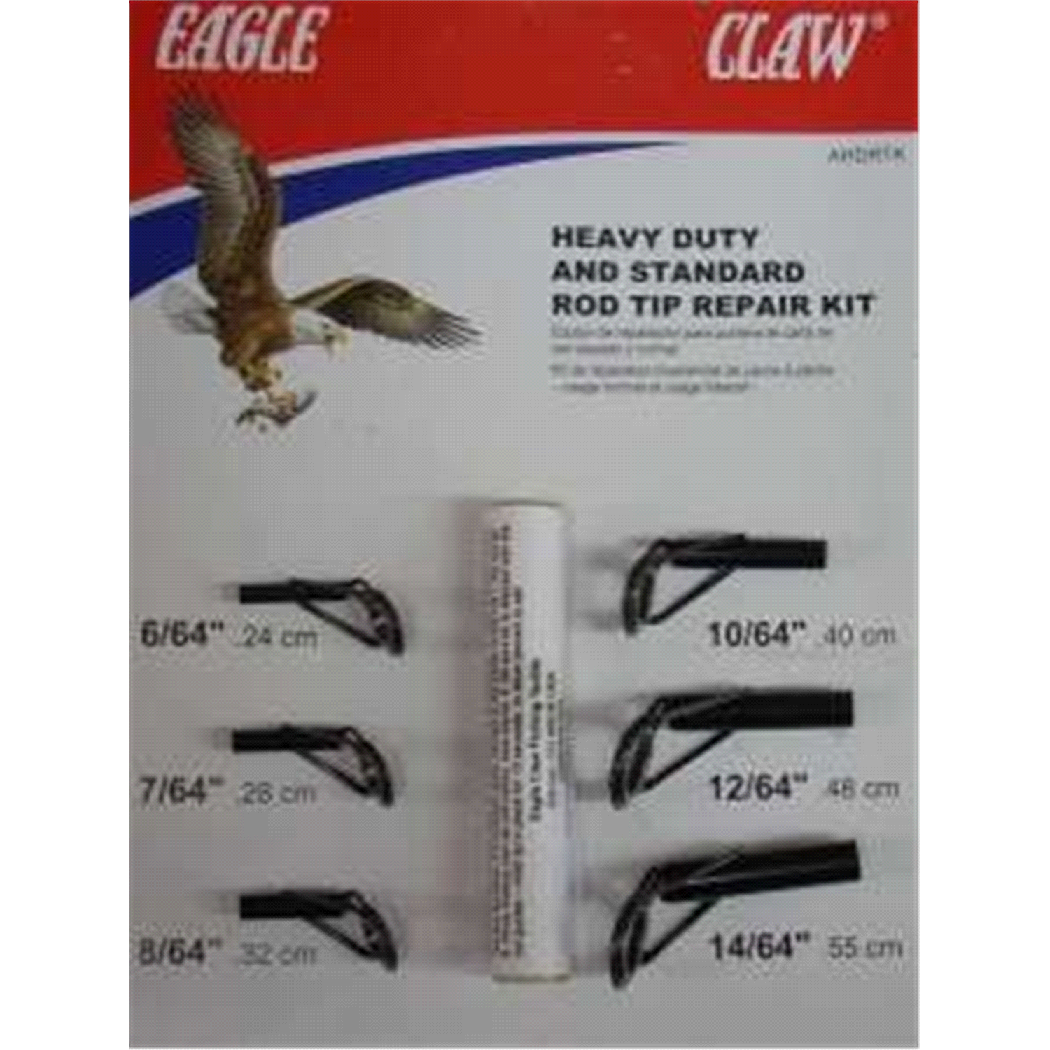 slide 1 of 1, Eagle Claw Gold Rod Tip Repair Kit, 1 ct