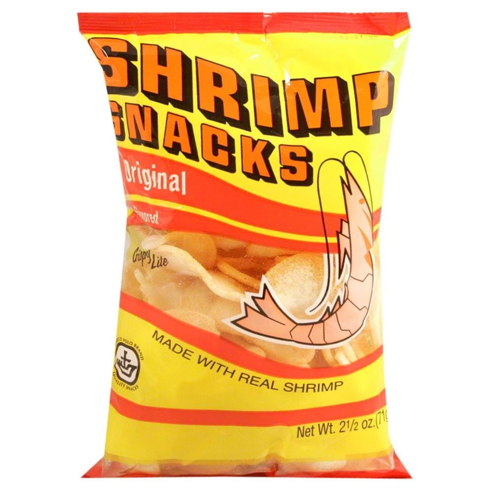 slide 1 of 1, Marco Polo Original Shrimp Snacks, 2.5 oz