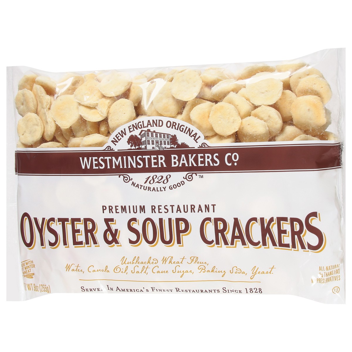 slide 3 of 9, Westminster Bakers Co. Premium Restaurant Oyster & Soup Crackers 9 oz, 9 oz