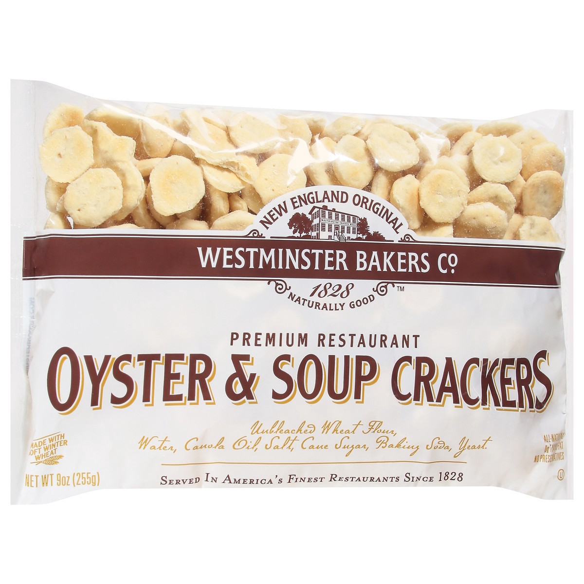 slide 9 of 9, Westminster Bakers Co. Premium Restaurant Oyster & Soup Crackers 9 oz, 9 oz