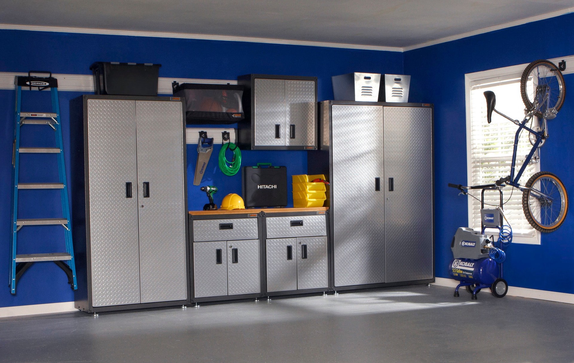 slide 2 of 6, Gladiator 24-in Mesh Basket for GearTrack/GearWall 14-in Black Multipurpose Basket, 1 ct