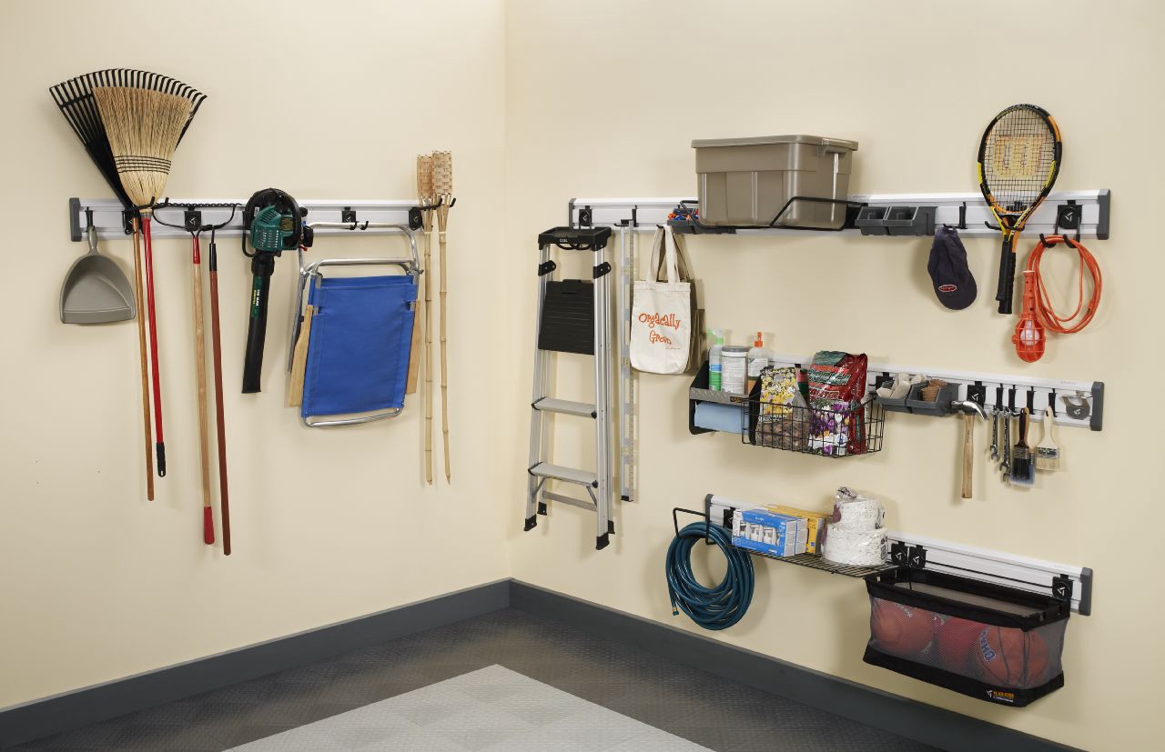 slide 6 of 6, Gladiator 24-in Mesh Basket for GearTrack/GearWall 14-in Black Multipurpose Basket, 1 ct