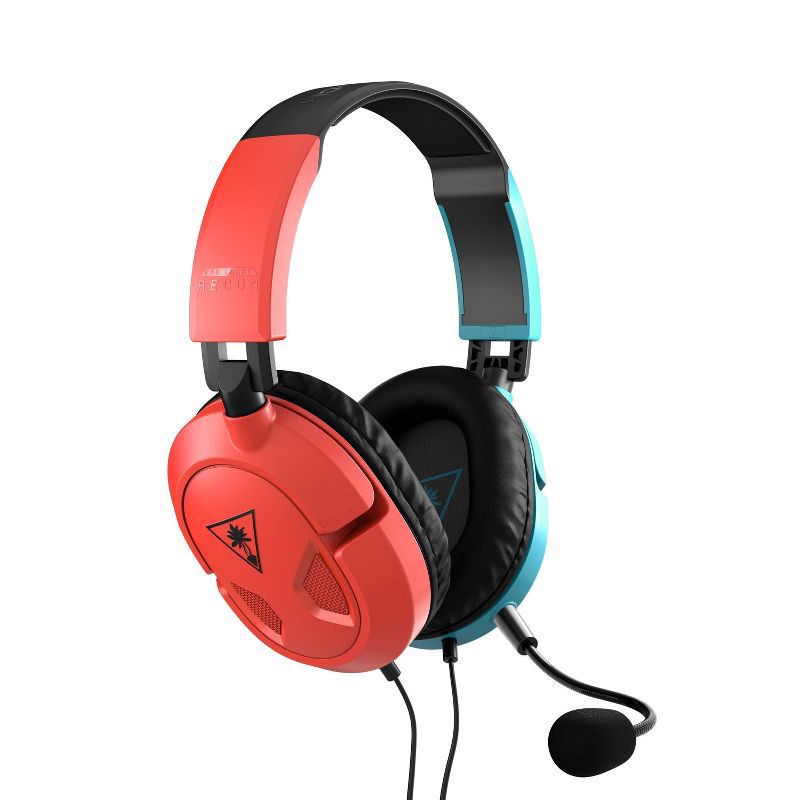 slide 2 of 4, Turtle Beach Recon 50 Wired Gaming Headset for Nintendo Switch/Xbox Series X|S/Xbox One/ PlayStation 4/5 - Red/Blue, 1 ct