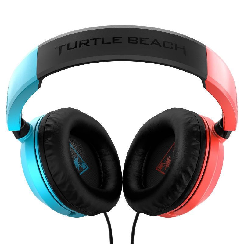 slide 4 of 4, Turtle Beach Recon 50 Wired Gaming Headset for Nintendo Switch/Xbox Series X|S/Xbox One/ PlayStation 4/5 - Red/Blue, 1 ct