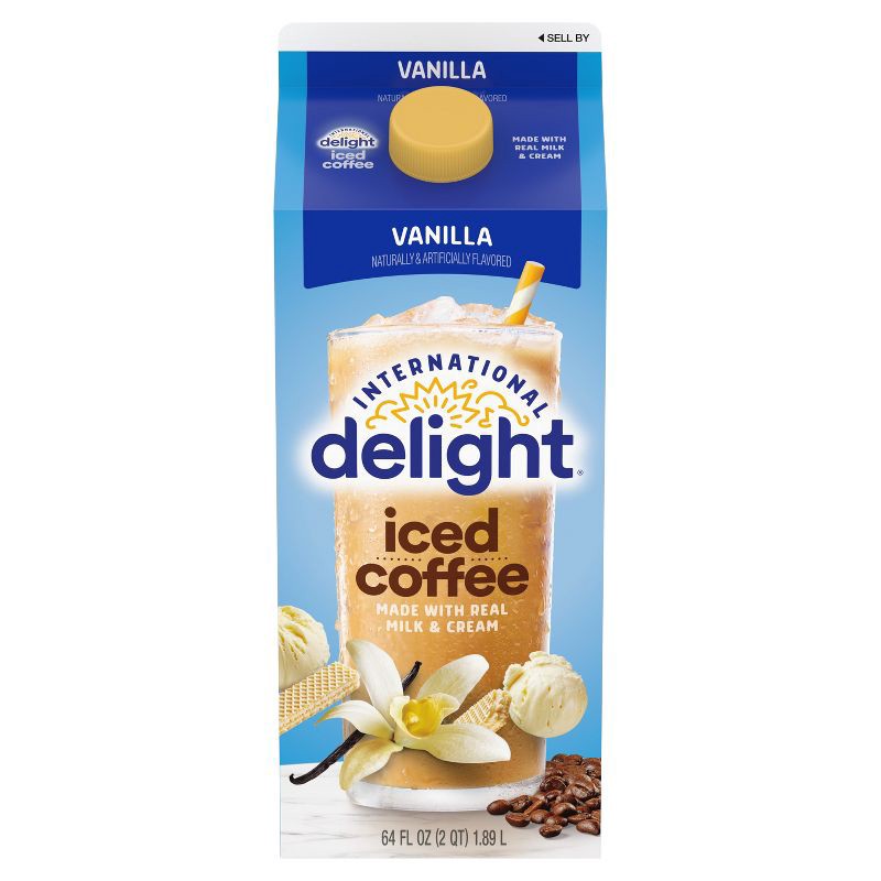 slide 2 of 14, International Delight Vanilla Iced Coffee - 64 fl oz, 64 fl oz