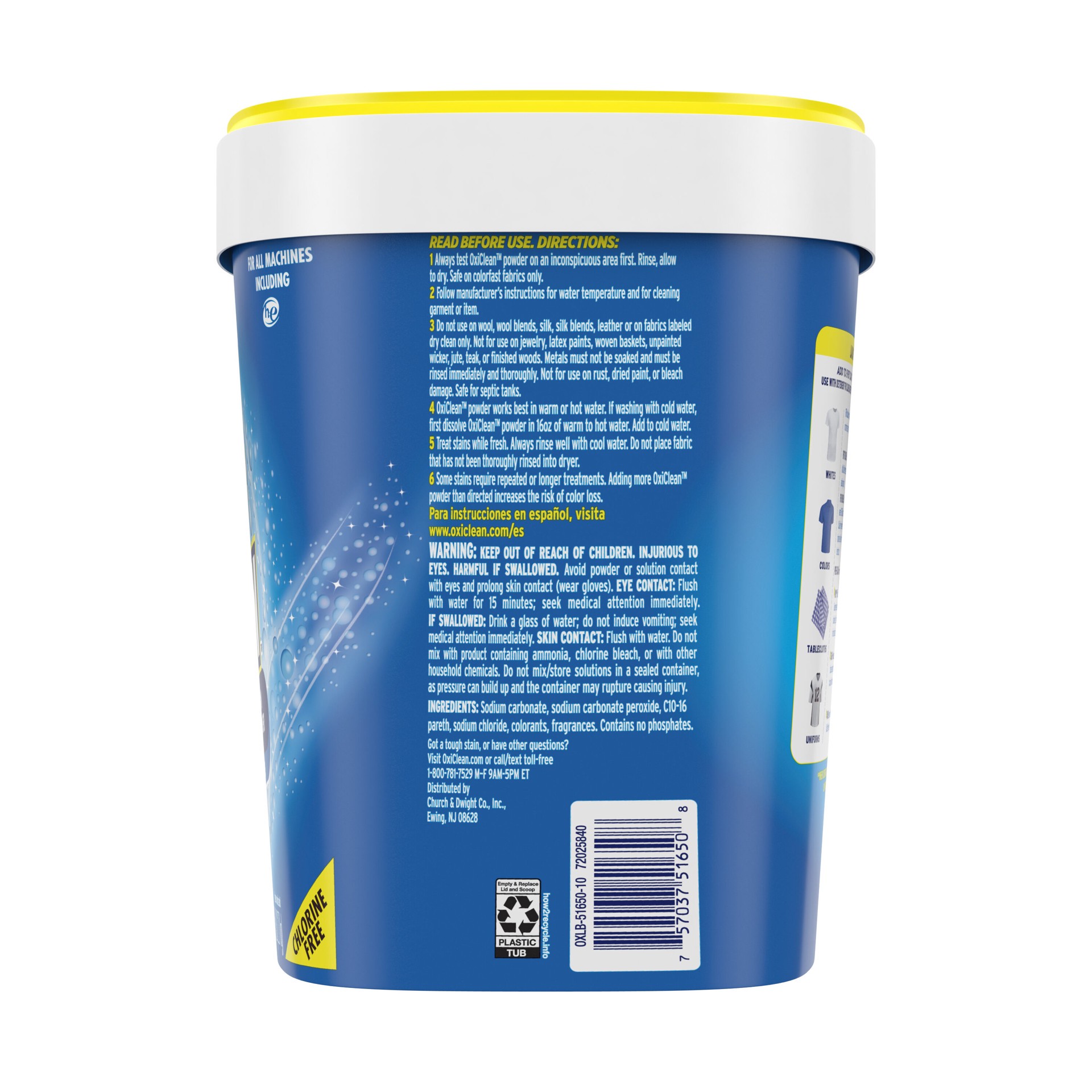 slide 3 of 6, OxiClean 5 Pound(s) Laundry Stain Remover, 1 ct