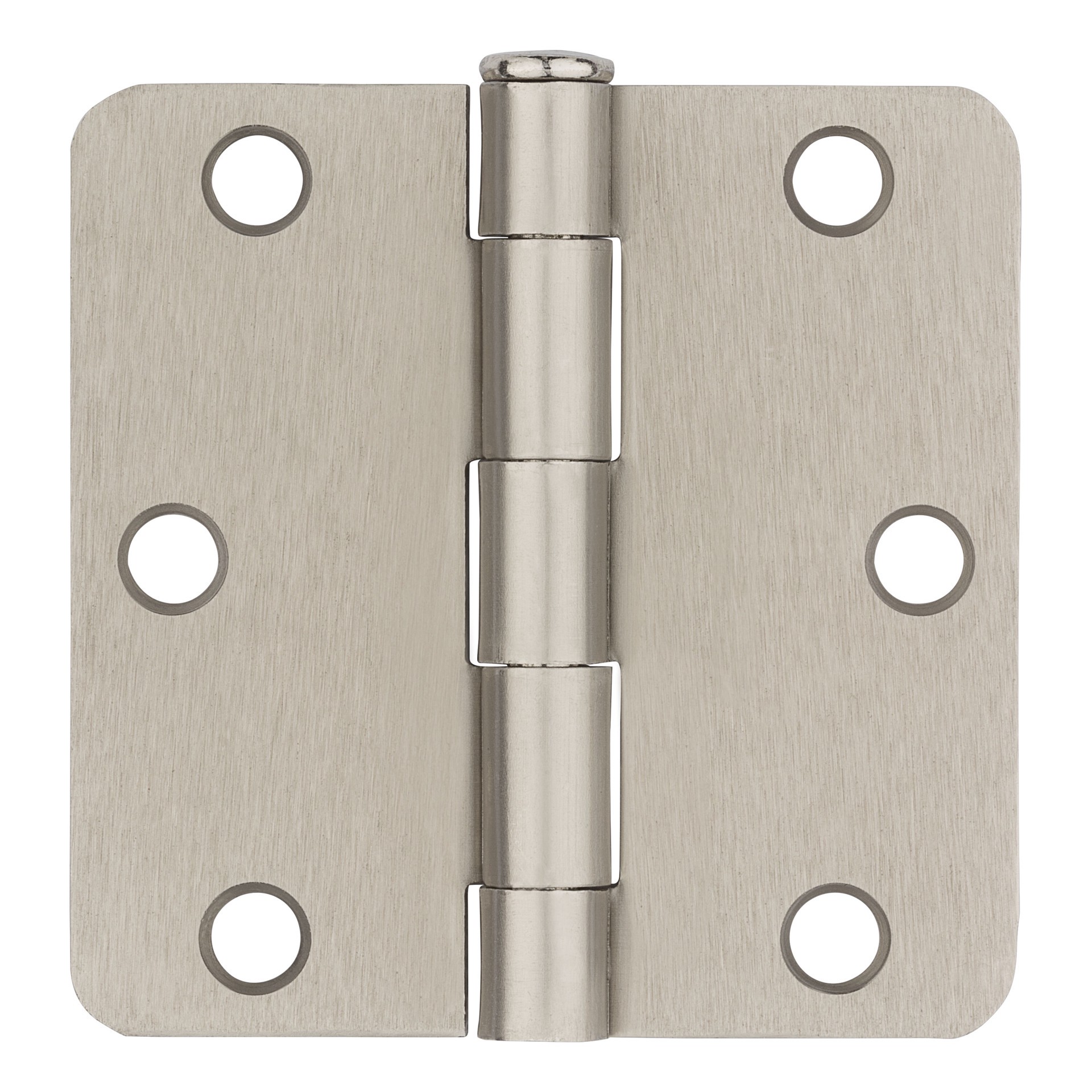 slide 2 of 6, RELIABILT 3-in H x 1/4-in Radius Silver Mortise Interior Door Hinge, 1 ct