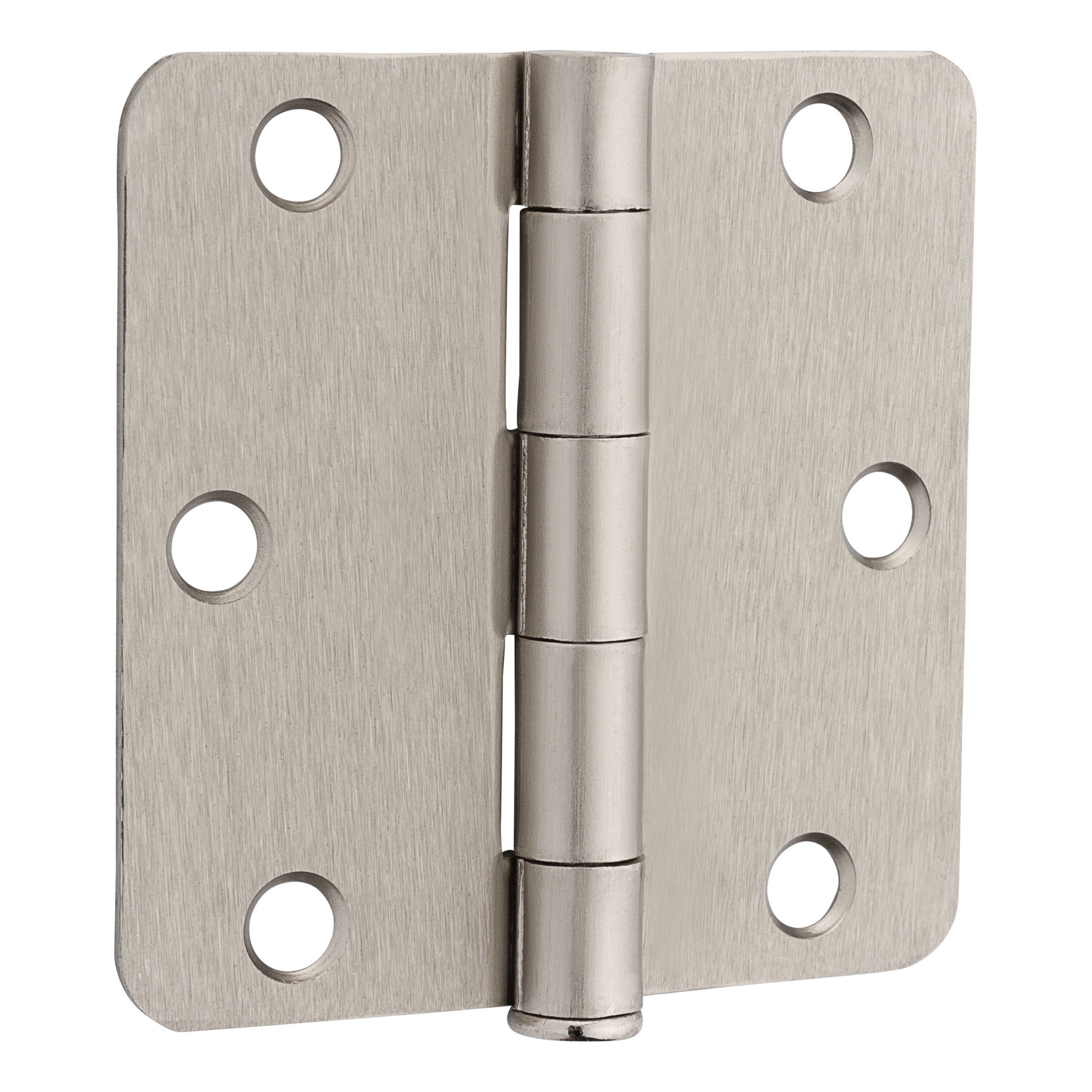 slide 1 of 6, RELIABILT 3-in H x 1/4-in Radius Silver Mortise Interior Door Hinge, 1 ct