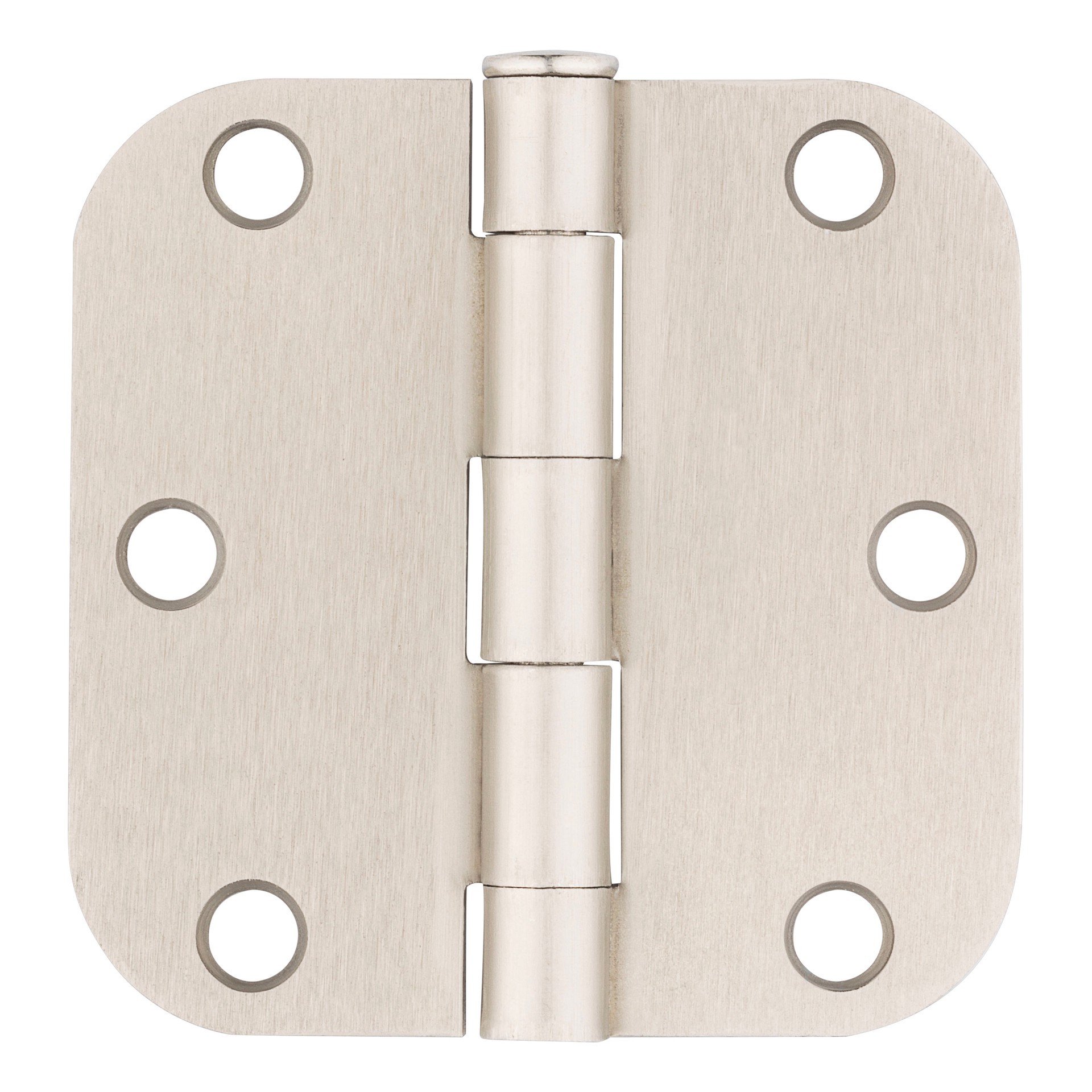 slide 3 of 6, RELIABILT 3-in H x 5/8-in Radius Silver Mortise Interior Door Hinge, 1 ct