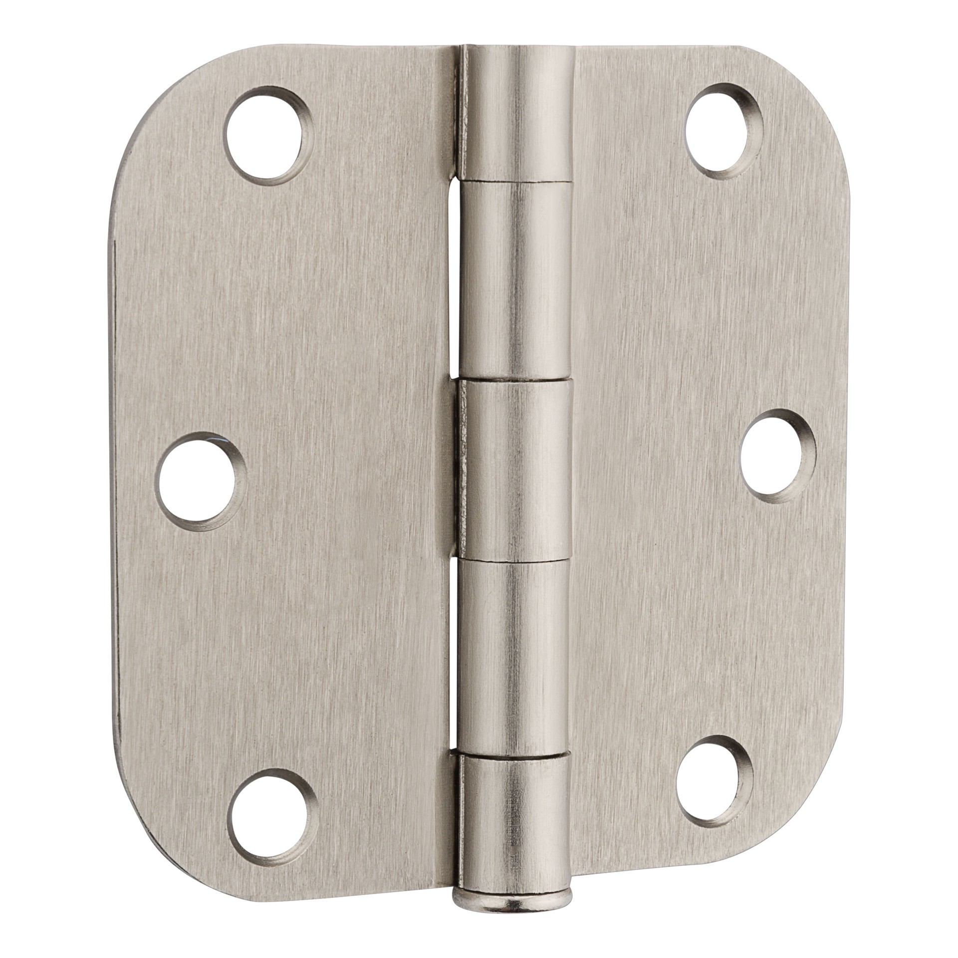 slide 1 of 6, RELIABILT 3-in H x 5/8-in Radius Silver Mortise Interior Door Hinge, 1 ct