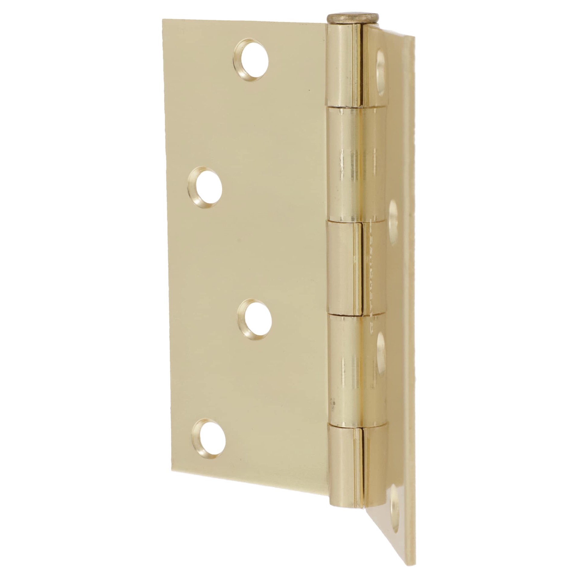 slide 3 of 6, RELIABILT 4-in H Gold Mortise Interior/Exterior Door Hinge, 1 ct