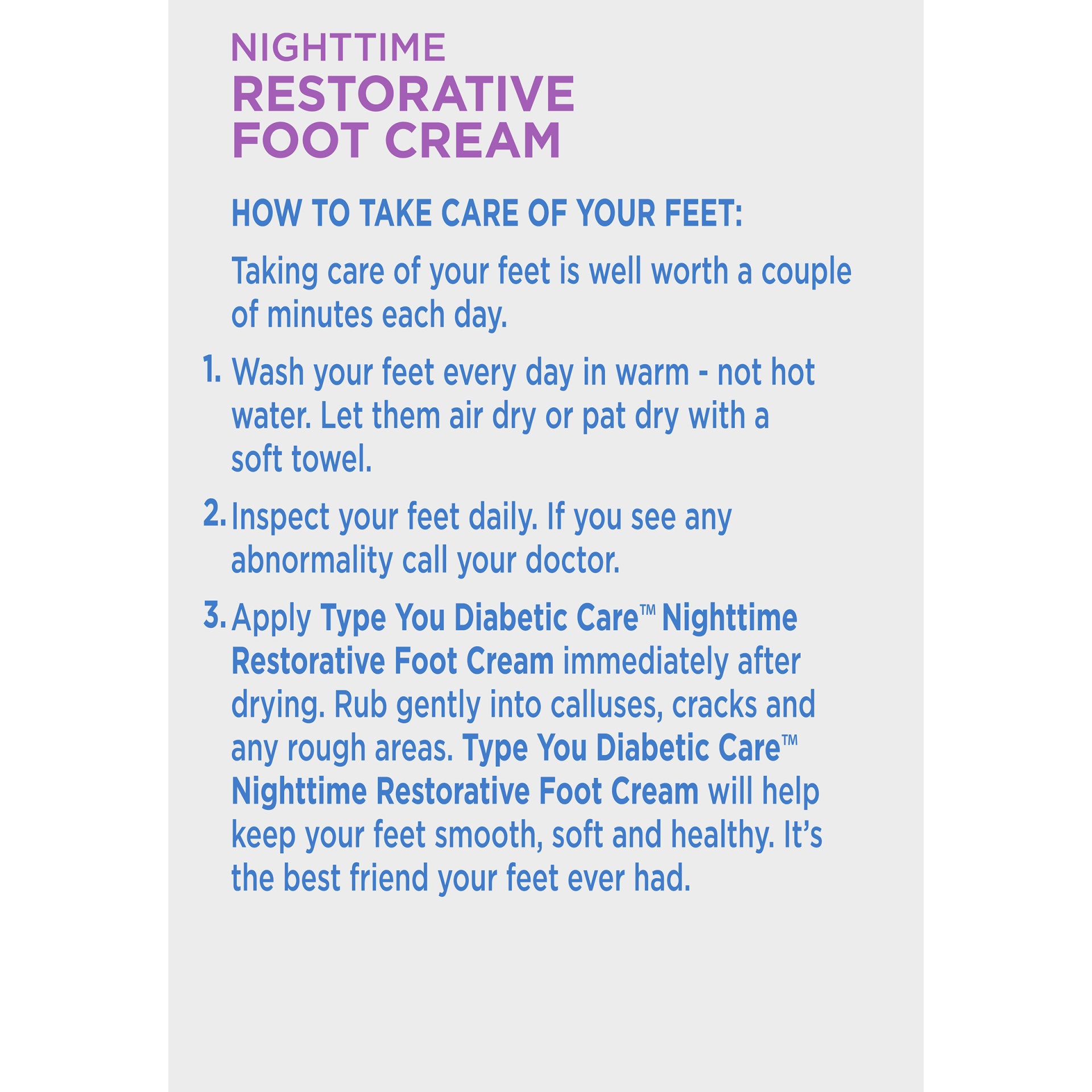 slide 6 of 7, Type You Nighttime Restorative Foot Cream, 4 oz