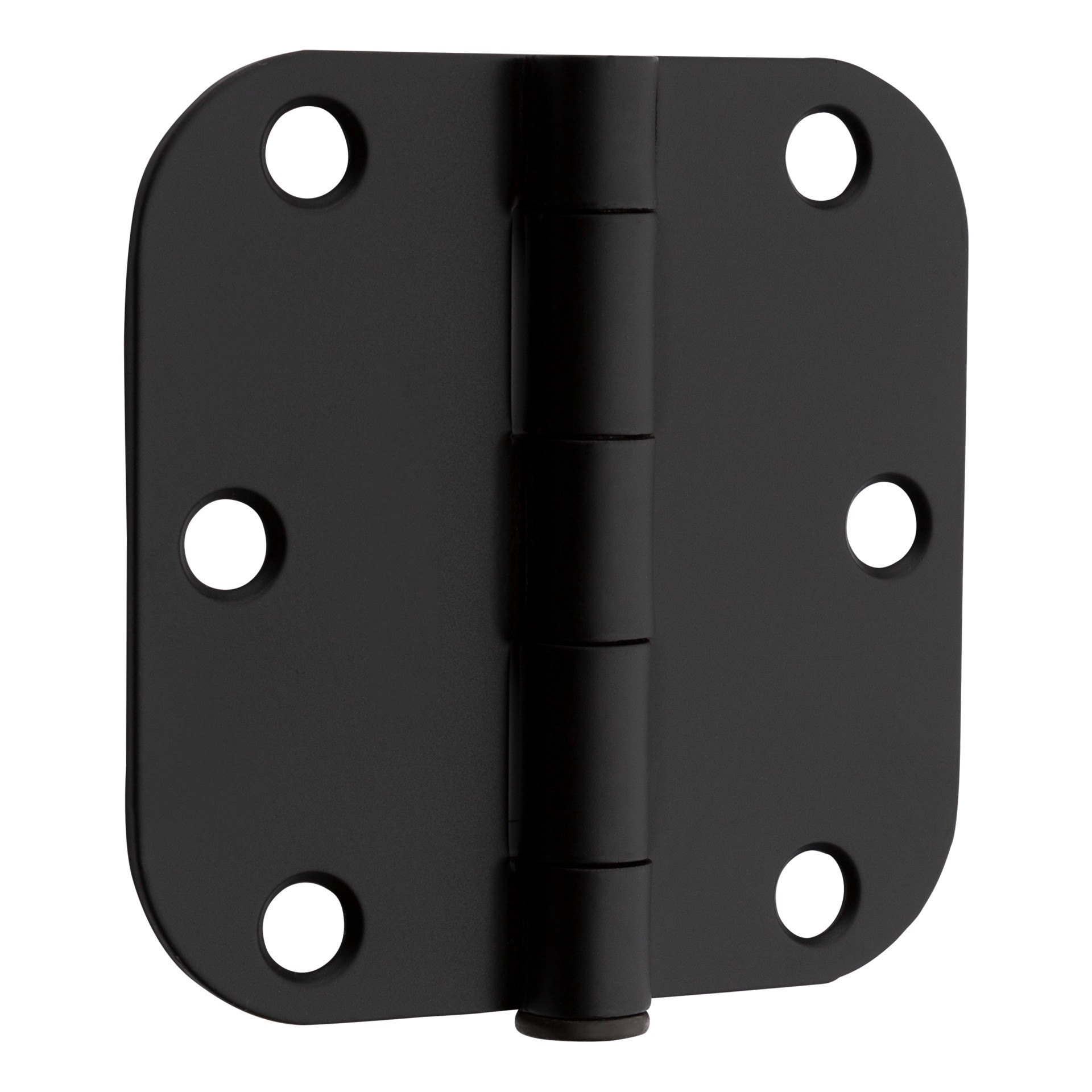 slide 6 of 6, RELIABILT 3-in H x 5/8-in Radius Black Mortise Interior Door Hinge, 1 ct