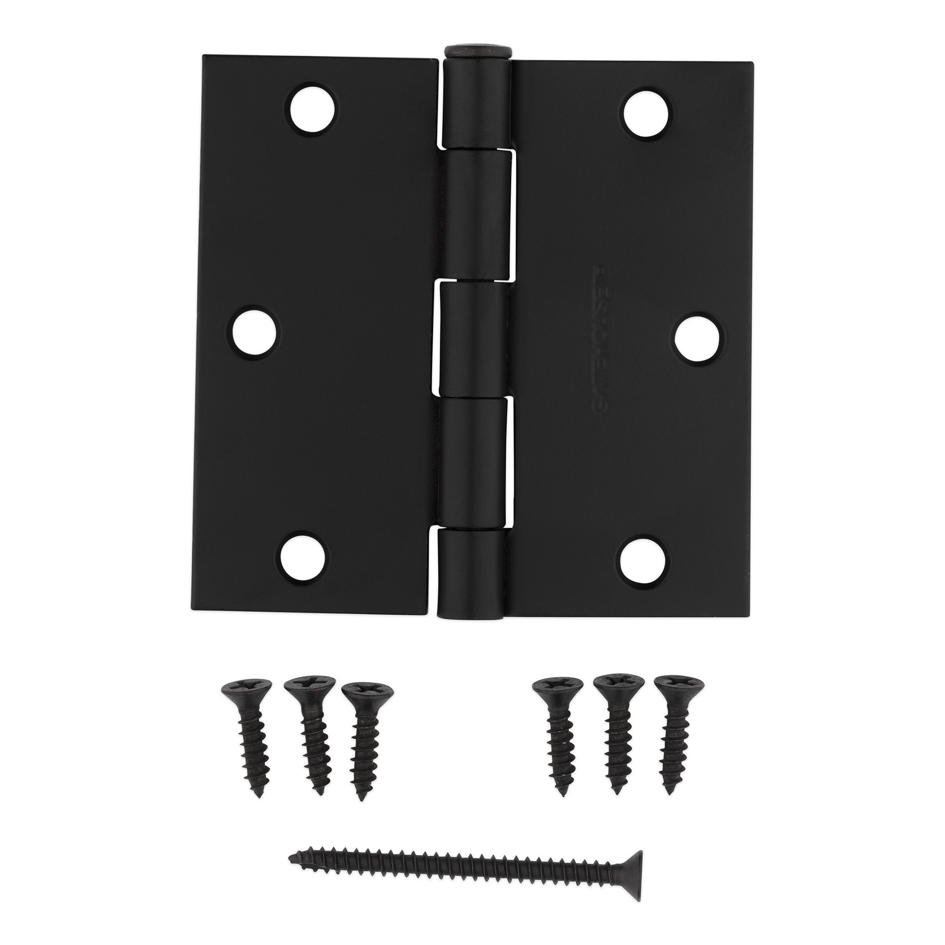 slide 4 of 6, RELIABILT 3-1/2-in H Square Bronze Mortise Interior Door Hinge, 1 ct