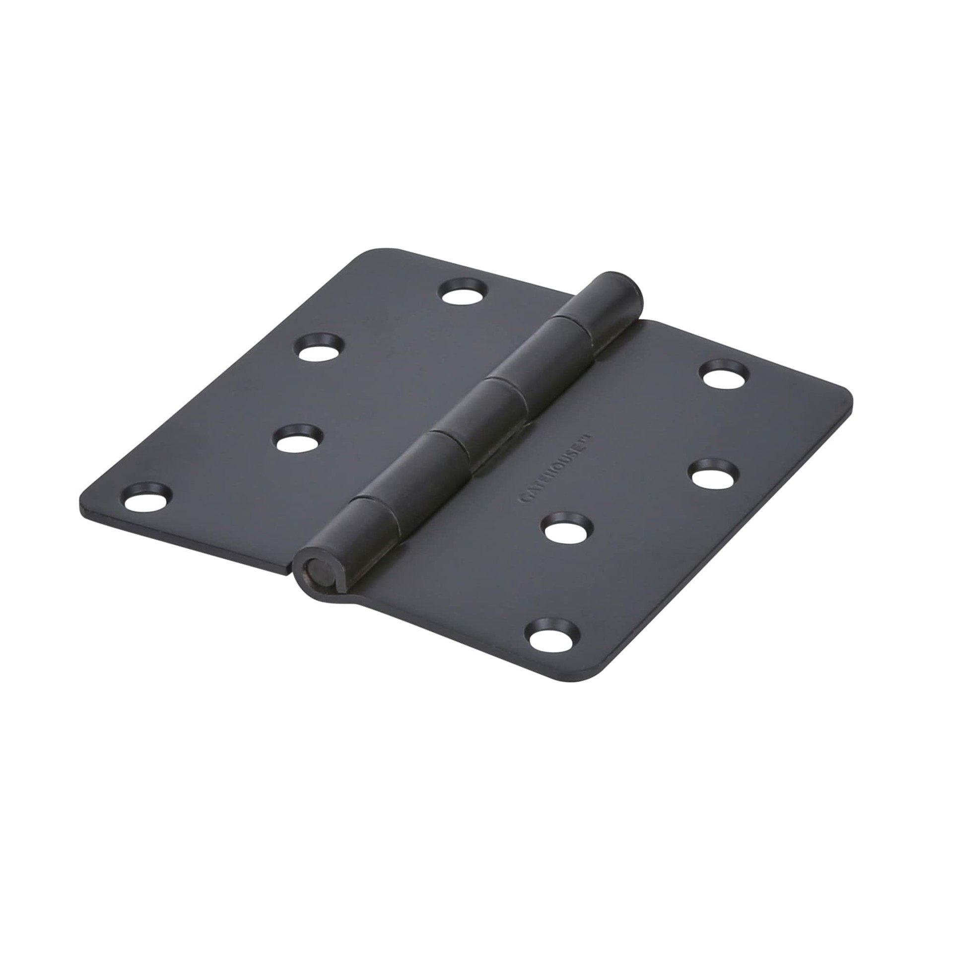 slide 3 of 6, RELIABILT 4-in H x 1/4-in Radius Bronze Mortise Interior/Exterior Door Hinge, 1 ct