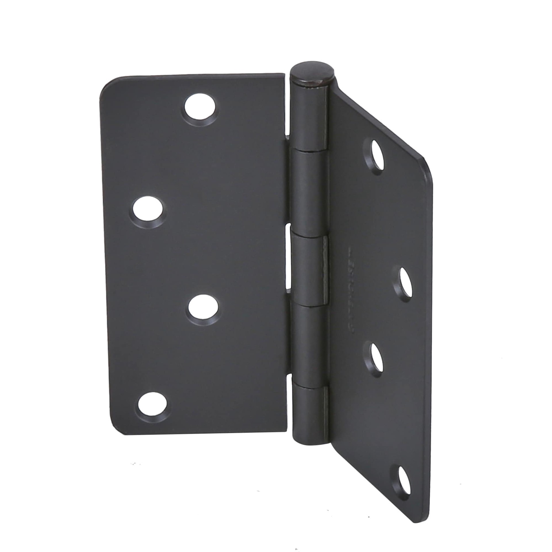 slide 5 of 6, RELIABILT 4-in H x 1/4-in Radius Bronze Mortise Interior/Exterior Door Hinge, 1 ct