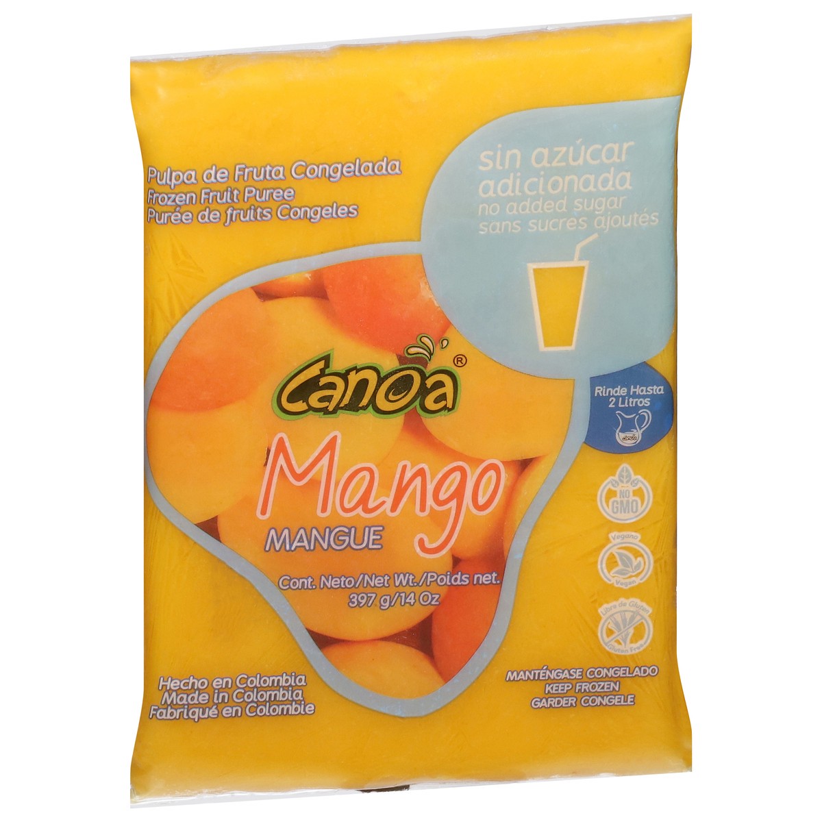 slide 5 of 13, Canoa Mango Frozen Fruit Puree 14 oz, 14 oz