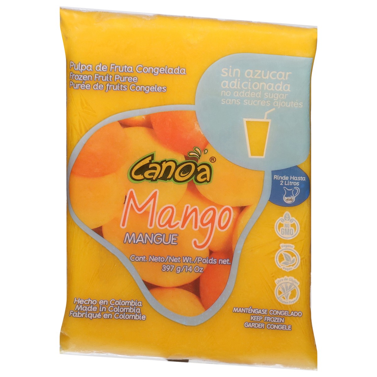 slide 6 of 13, Canoa Mango Frozen Fruit Puree 14 oz, 14 oz